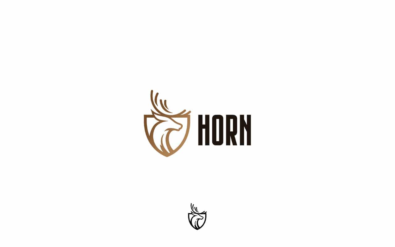 HORN lov logo dizajn